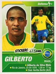 Sticker Gilberto - Copa América. Venezuela 2007 n. 108 - Navarrete