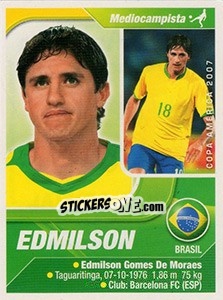 Sticker Edmilson - Copa América. Venezuela 2007 n. 109 - Navarrete