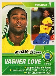 Sticker Vagner Love - Copa América. Venezuela 2007 n. 115 - Navarrete
