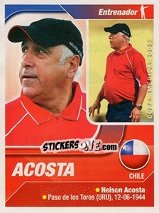Cromo Acosta (Entrenador) - Copa América. Venezuela 2007 - Navarrete