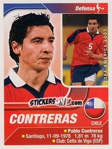 Sticker Contreras - Copa América. Venezuela 2007 - Navarrete