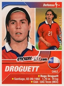 Sticker Droguett - Copa América. Venezuela 2007 n. 122 - Navarrete