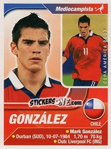 Sticker Mark González