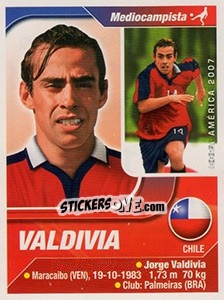 Sticker Valdivia - Copa América. Venezuela 2007 n. 128 - Navarrete