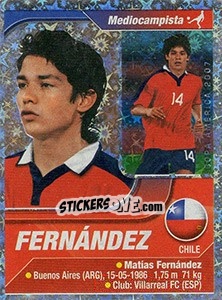 Sticker Matias Fernández - Copa América. Venezuela 2007 n. 129 - Navarrete