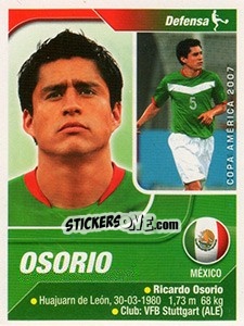Figurina Osorio - Copa América. Venezuela 2007 n. 139 - Navarrete