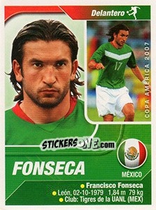 Sticker Fonseca - Copa América. Venezuela 2007 - Navarrete