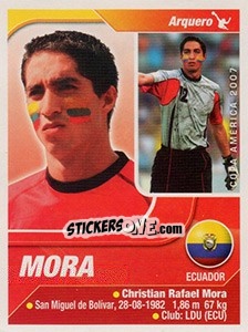 Figurina Mora - Copa América. Venezuela 2007 - Navarrete