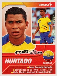Cromo Hurtado - Copa América. Venezuela 2007 - Navarrete
