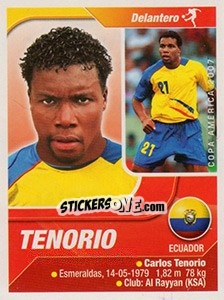 Sticker C.Tenorio - Copa América. Venezuela 2007 n. 164 - Navarrete