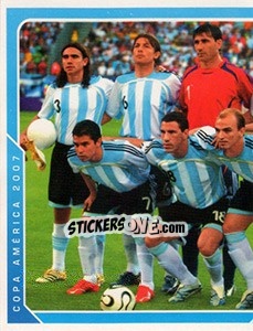 Sticker Equipo Argentina - Copa América. Venezuela 2007 - Navarrete