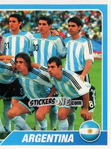 Figurina Equipo Argentina