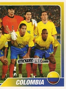 Cromo Equipo Colombia - Copa América. Venezuela 2007 - Navarrete