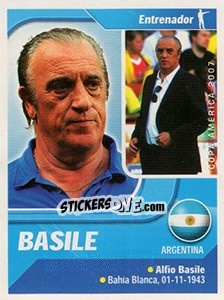 Figurina Basile (Entrenador) - Copa América. Venezuela 2007 n. 175 - Navarrete