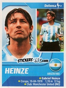 Sticker Heinze - Copa América. Venezuela 2007 n. 179 - Navarrete