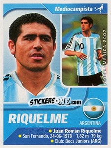 Figurina Riquelme - Copa América. Venezuela 2007 - Navarrete