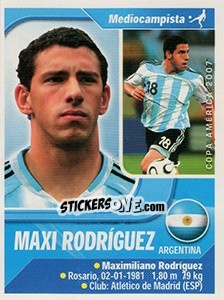 Cromo Maxi Rodríguez