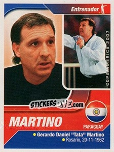 Sticker Martino (Entrenador) - Copa América. Venezuela 2007 - Navarrete