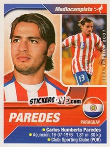 Sticker Carlos Humberto Paredes - Copa América. Venezuela 2007 n. 200 - Navarrete