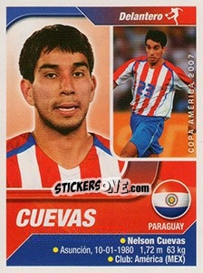Sticker Cuevas - Copa América. Venezuela 2007 - Navarrete