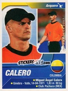 Sticker Calero - Copa América. Venezuela 2007 - Navarrete
