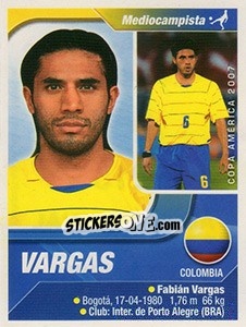 Figurina Vargas - Copa América. Venezuela 2007 - Navarrete