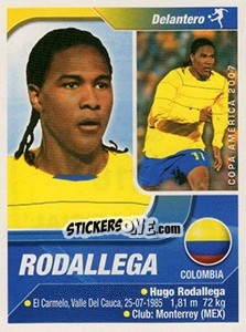 Sticker Rodallega - Copa América. Venezuela 2007 n. 218 - Navarrete