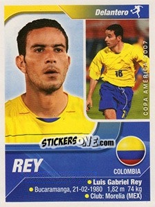 Sticker Rey - Copa América. Venezuela 2007 n. 221 - Navarrete