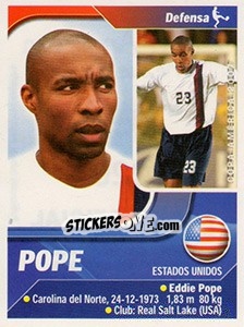 Cromo Pope - Copa América. Venezuela 2007 - Navarrete