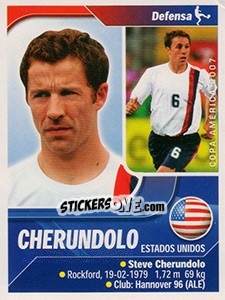 Sticker Cherundolo - Copa América. Venezuela 2007 - Navarrete