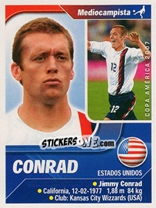 Cromo Conrad - Copa América. Venezuela 2007 - Navarrete
