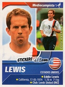 Sticker Lewis - Copa América. Venezuela 2007 - Navarrete