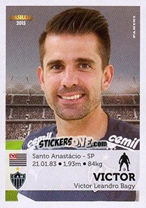Sticker Victor - Campeonato Brasileiro 2015 n. 1 - Panini