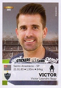 Sticker Victor - Campeonato Brasileiro 2015 - Panini