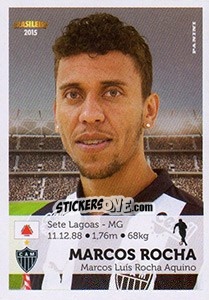 Sticker Marcos Rocha - Campeonato Brasileiro 2015 - Panini
