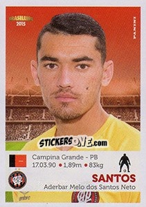 Sticker Santos - Campeonato Brasileiro 2015 n. 18 - Panini
