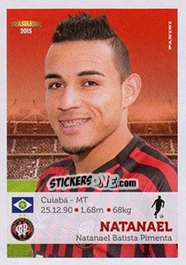 Sticker Natanael - Campeonato Brasileiro 2015 n. 22 - Panini