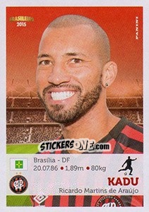 Sticker Kadu - Campeonato Brasileiro 2015 n. 26 - Panini