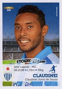 Cromo Claudinei - Campeonato Brasileiro 2015 n. 40 - Panini