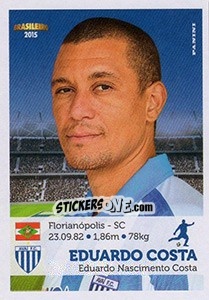 Cromo Eduardo Costa - Campeonato Brasileiro 2015 n. 41 - Panini