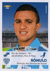 Cromo Rômulo - Campeonato Brasileiro 2015 n. 48 - Panini