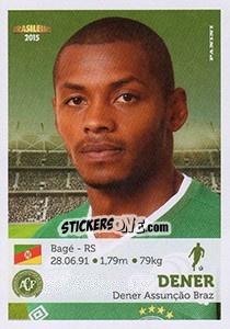 Sticker Dener - Campeonato Brasileiro 2015 n. 55 - Panini