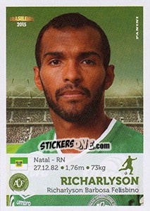 Figurina Richarlyson - Campeonato Brasileiro 2015 - Panini