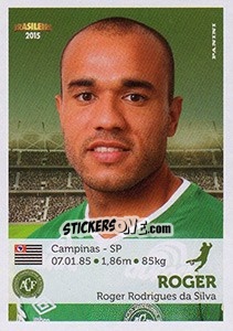 Sticker Roger - Campeonato Brasileiro 2015 n. 63 - Panini