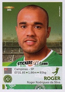 Cromo Roger - Campeonato Brasileiro 2015 - Panini