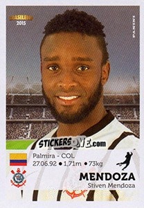 Sticker Mendoza - Campeonato Brasileiro 2015 n. 79 - Panini