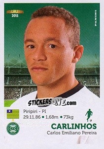 Sticker Carlinhos - Campeonato Brasileiro 2015 n. 87 - Panini