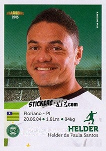 Sticker Helder - Campeonato Brasileiro 2015 n. 90 - Panini
