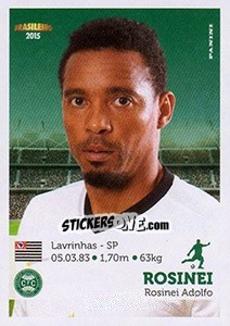 Sticker Rosinei - Campeonato Brasileiro 2015 n. 92 - Panini