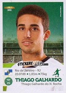 Sticker Thiago Galhardo - Campeonato Brasileiro 2015 n. 93 - Panini